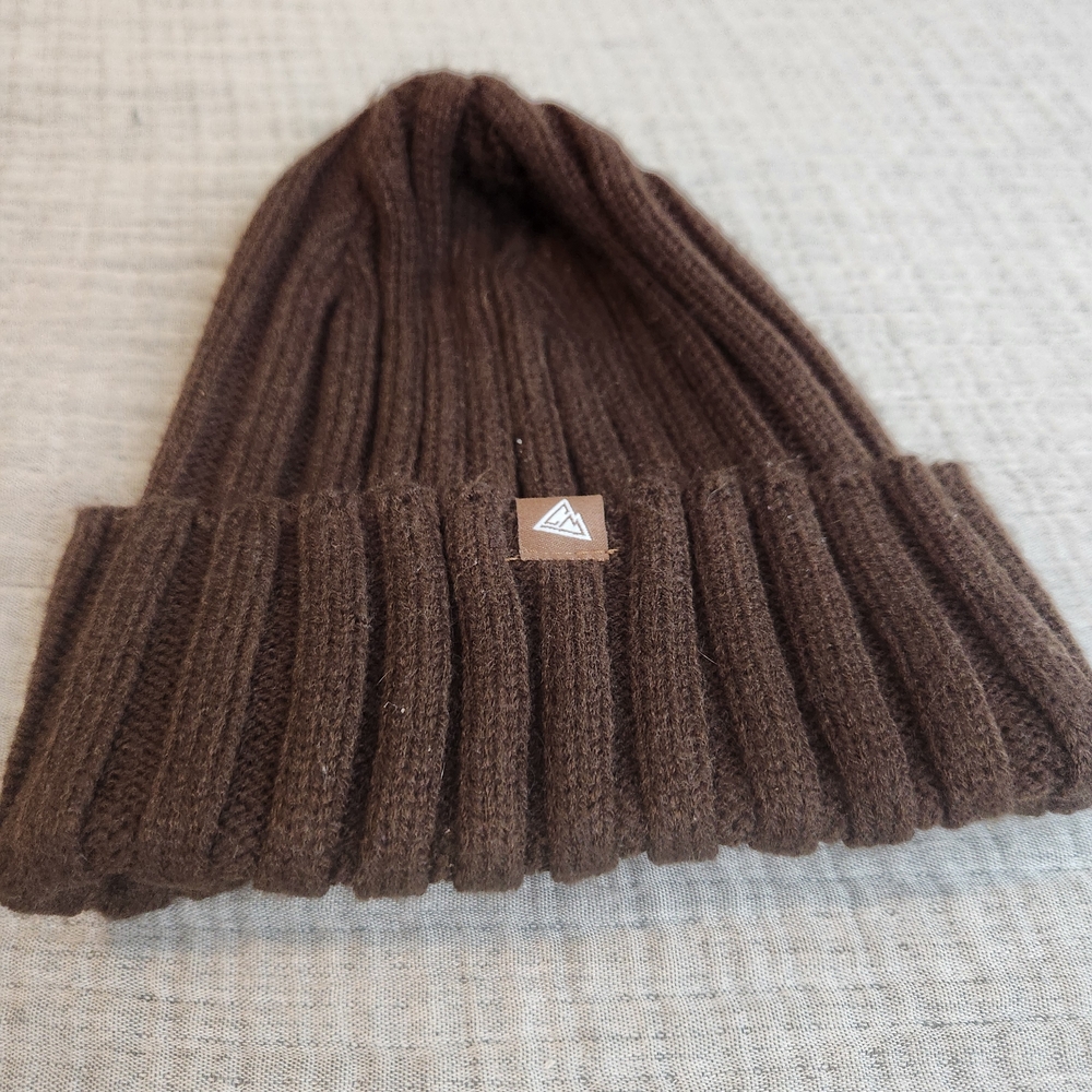 Chillmeister Thick Ribbed Beanie Brown one size
